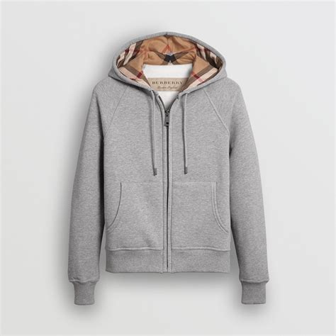 burberry melange zip hoodie|heavy weight hoodie Burberry.